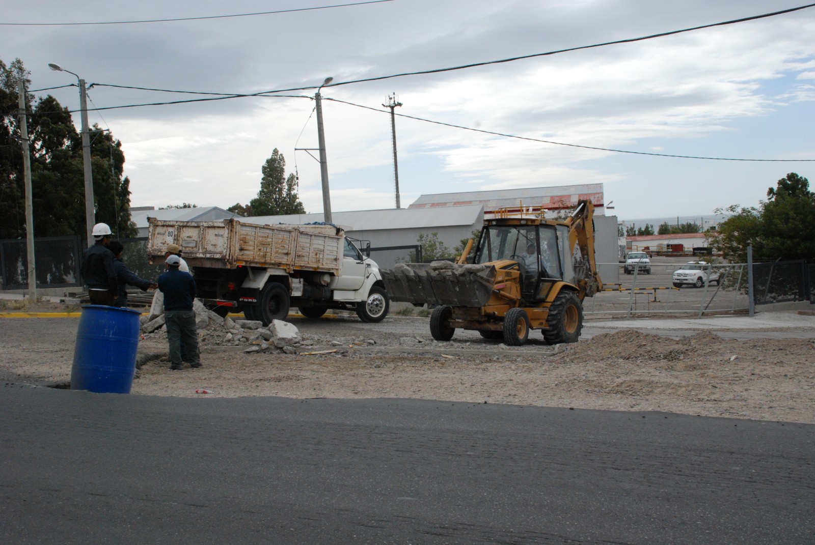 Avanzan obras viales en la zona norte