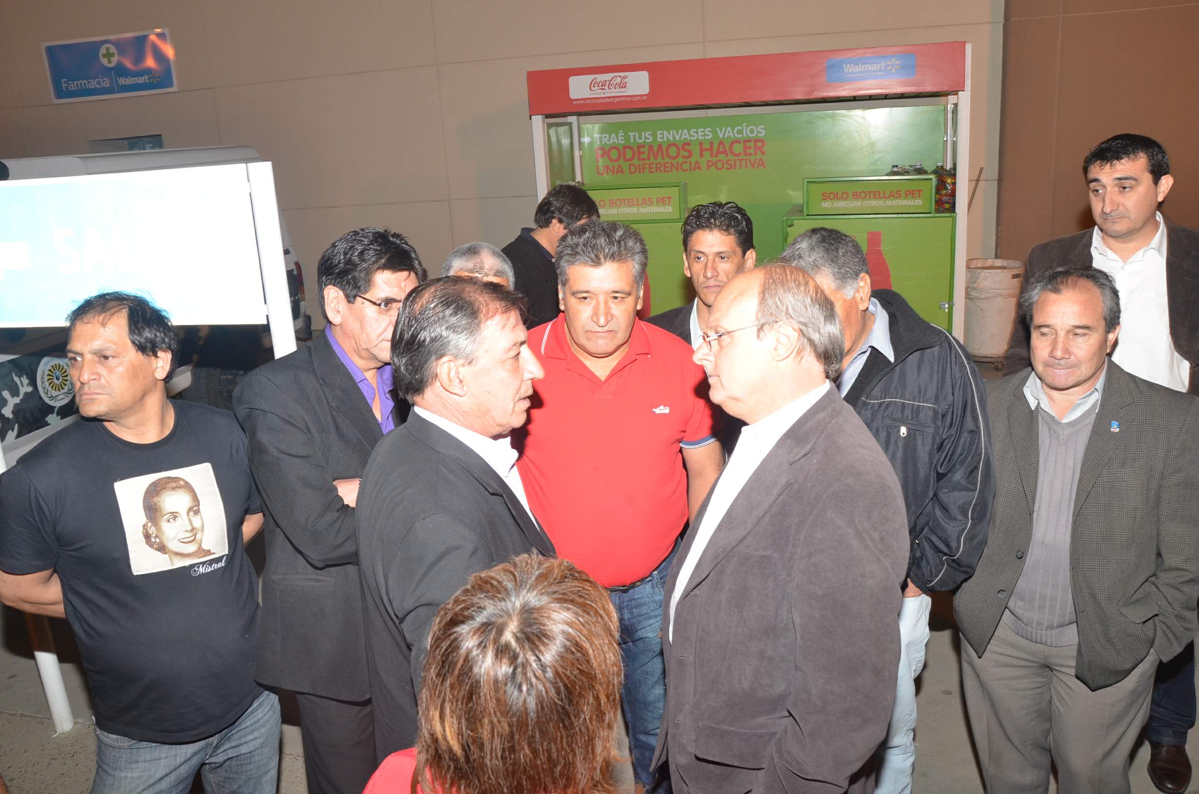 Di Pierro se puso al frente y desactivó posibles saqueos