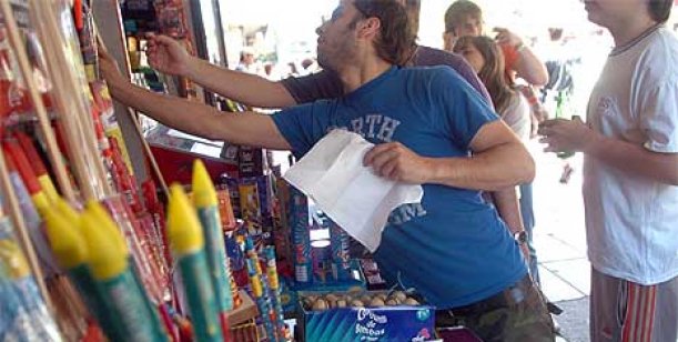 Bajaron un 50% los heridos por pirotecnia