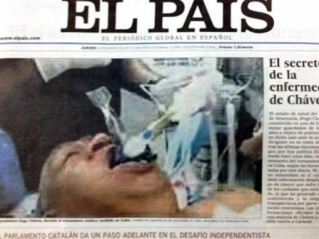 Papelón mundial del diario El País: publicó una foto falsa de Chávez