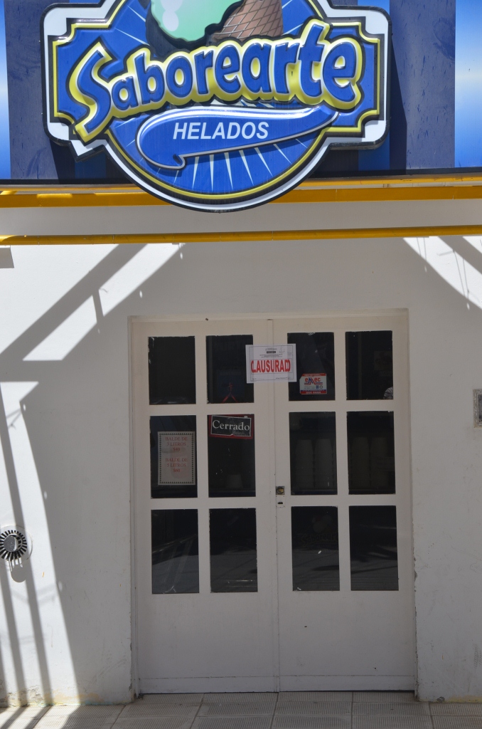 Clausuraron la heladería “Saborearte”