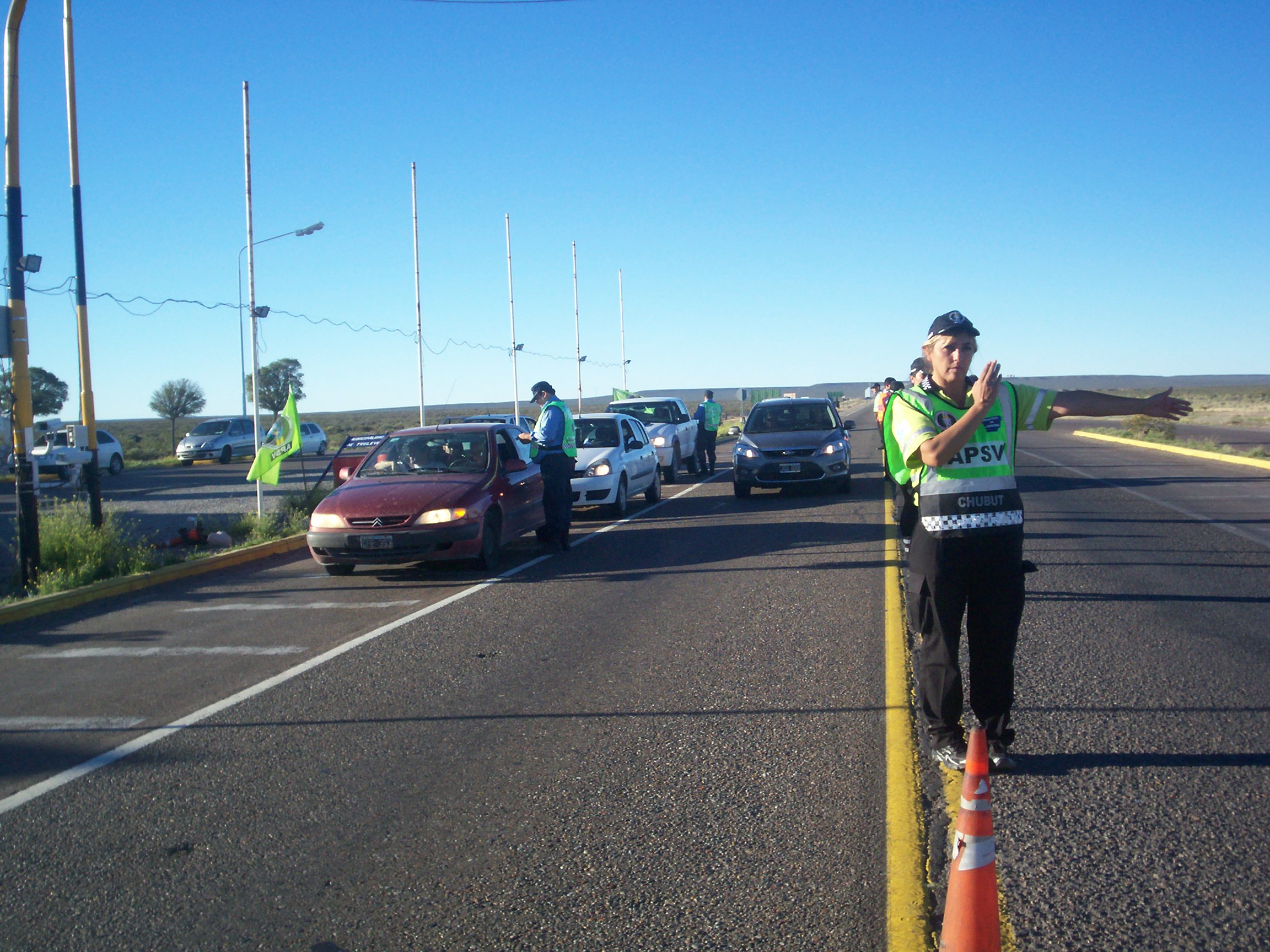 Intensifican los controles en las rutas de Chubut