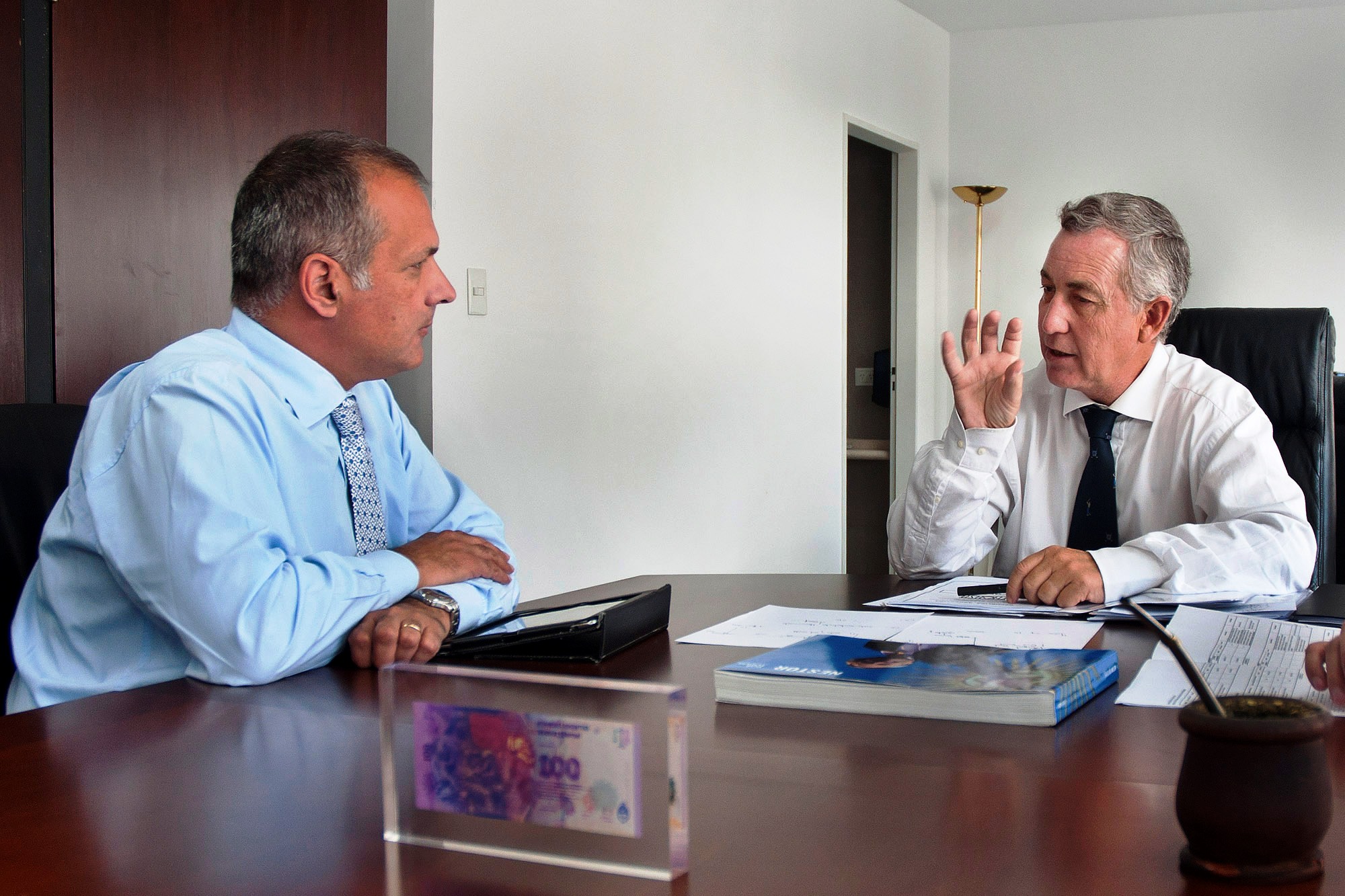 Buzzi gestionó ante Nación por el acueducto