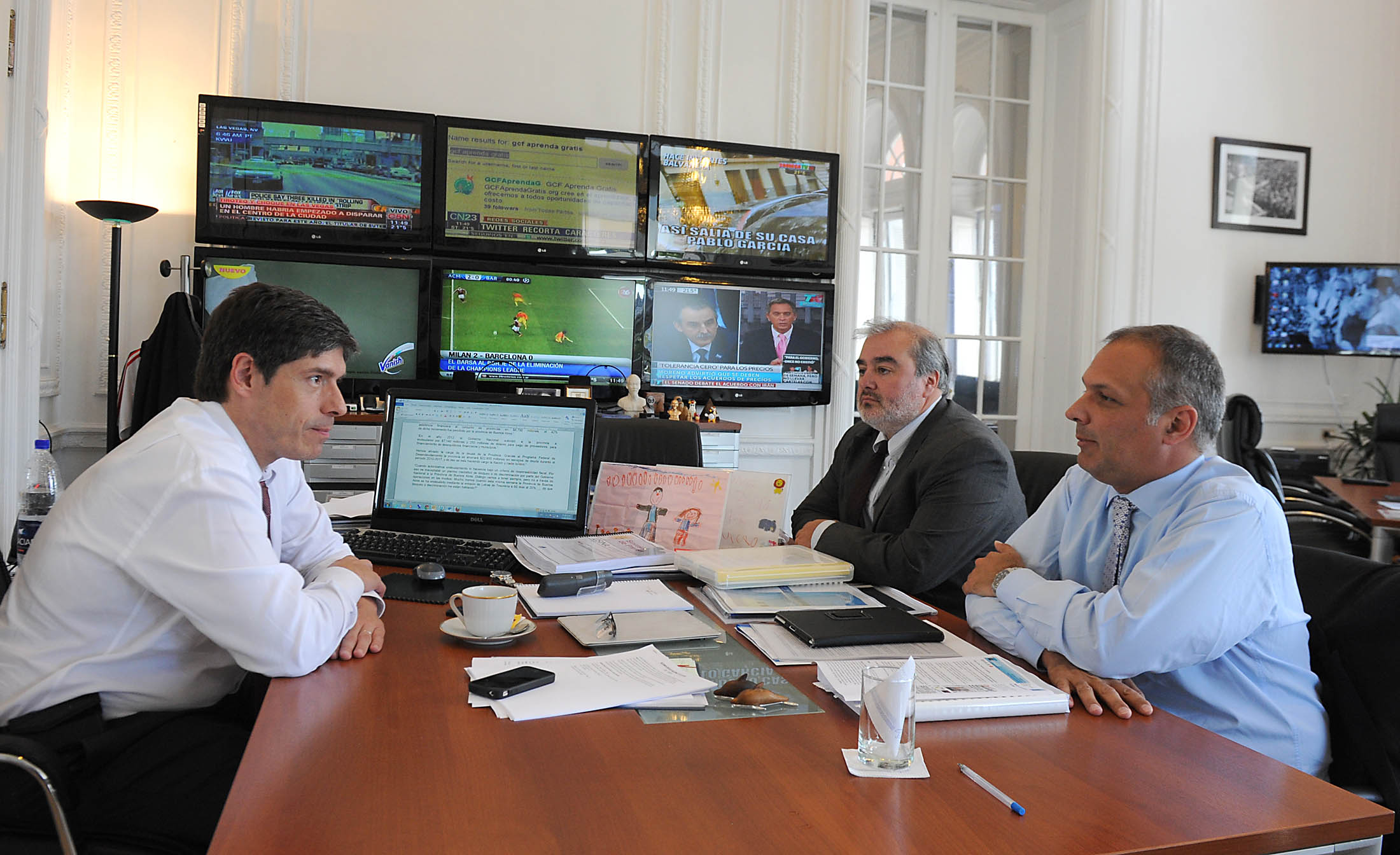 El gobernador se reunió con Abal Medina