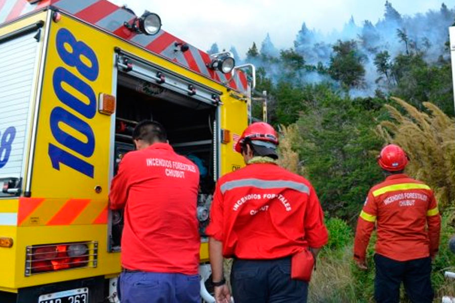 Un incendio afecta los bosques de Río Pico