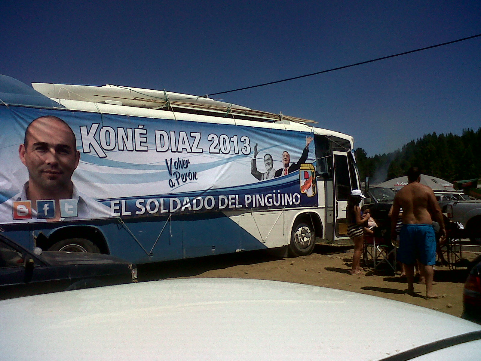 Se presentó el «Conemovil» en la Fiesta del Asado