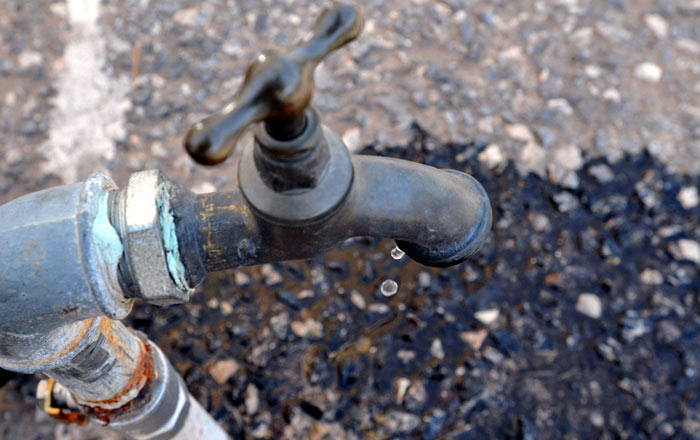 Domingo con corte de agua por 16 horas