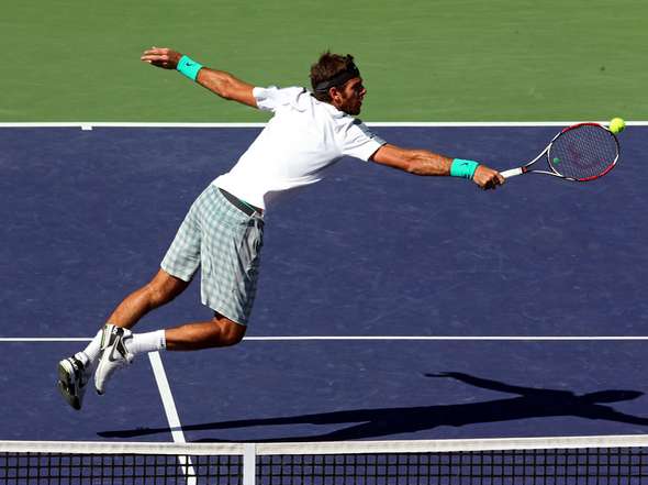 ‘Delpo’ lució cansado y perdió con Nadal la final de Indian Wells