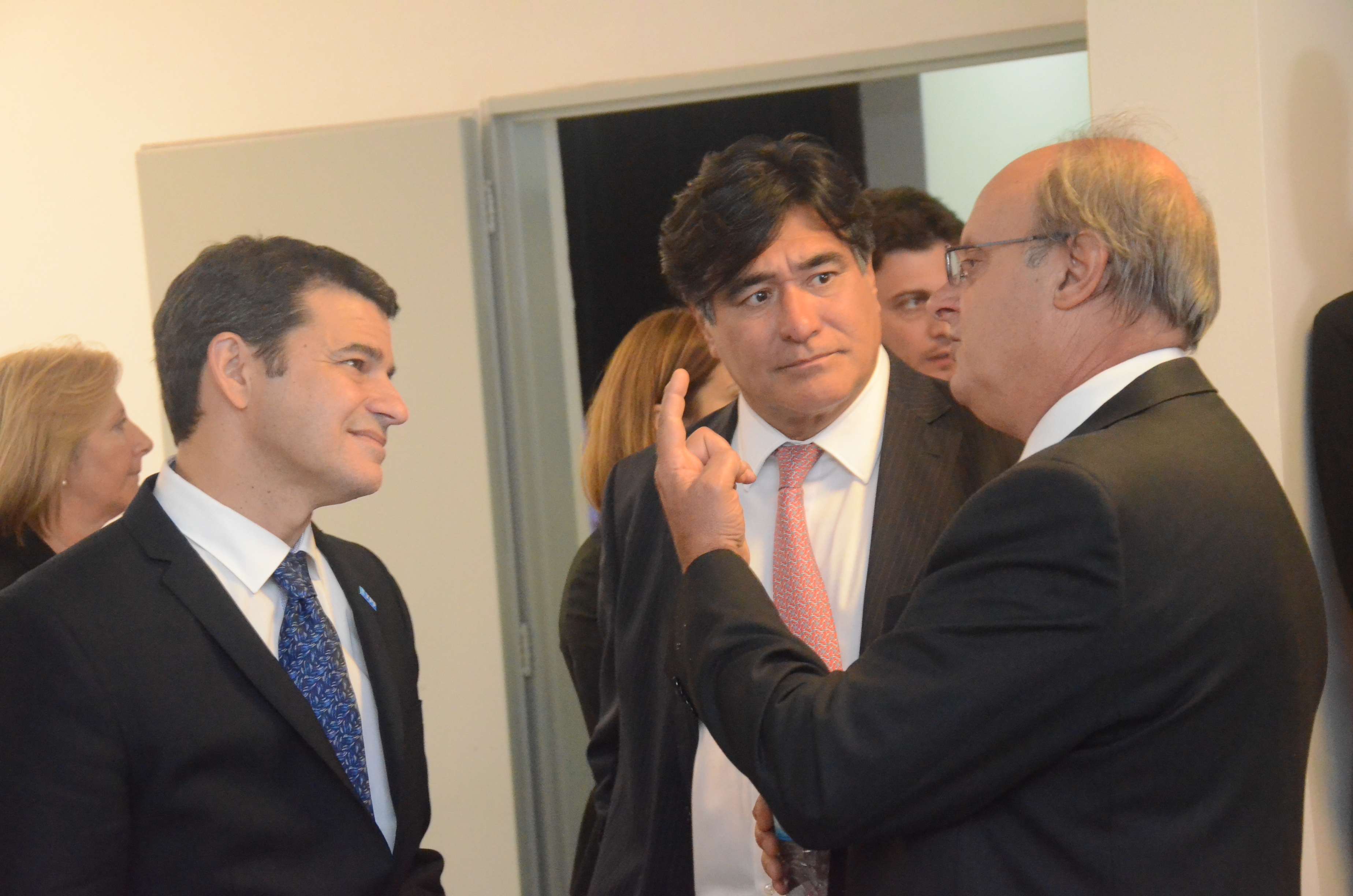 Cumbre de Di Pierro con Galuccio