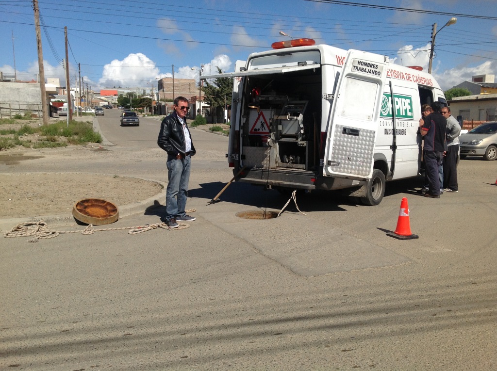 Un robot revisa el estado de los pluviales