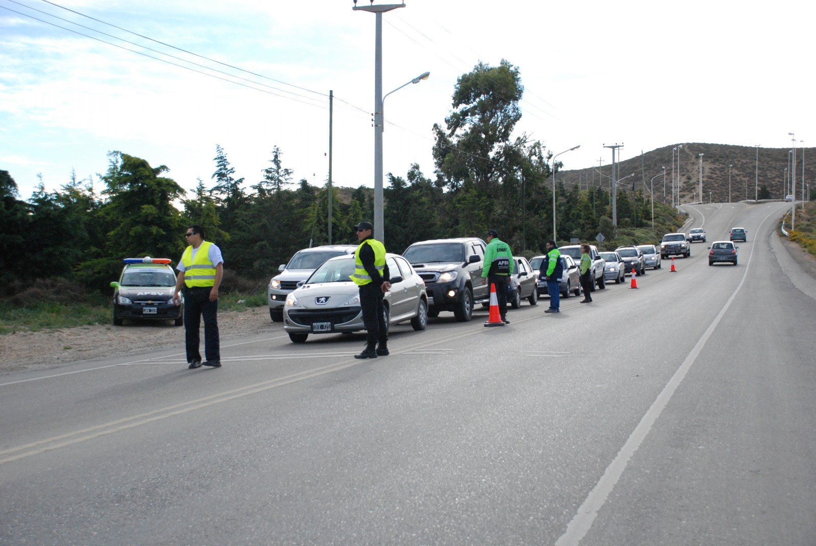 Intensifican los controles de tránsito