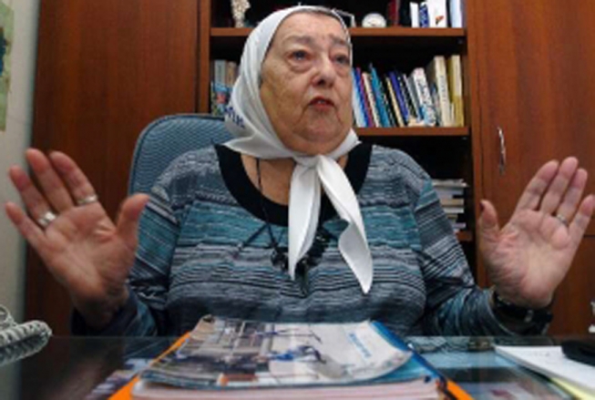 Bonafini, internada hace 6 días por un cuadro de asma