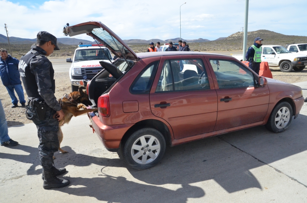 Realizan controles en el acceso a la ciudad
