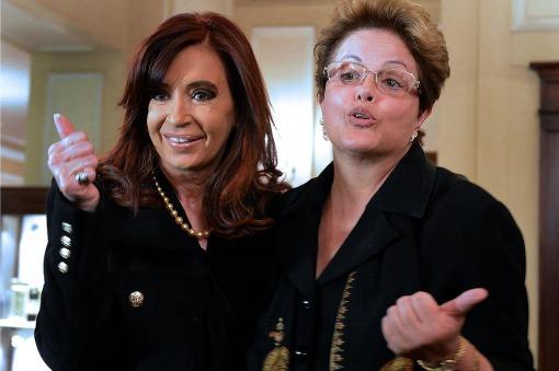 Cristina se encontró con Rousseff