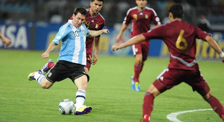 Argentina goleó 3 a 0 a Venezuela