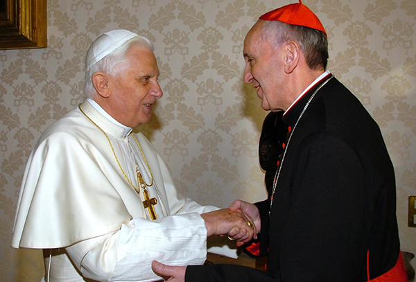 El sábado se reunirán el Papa y Ratzinger