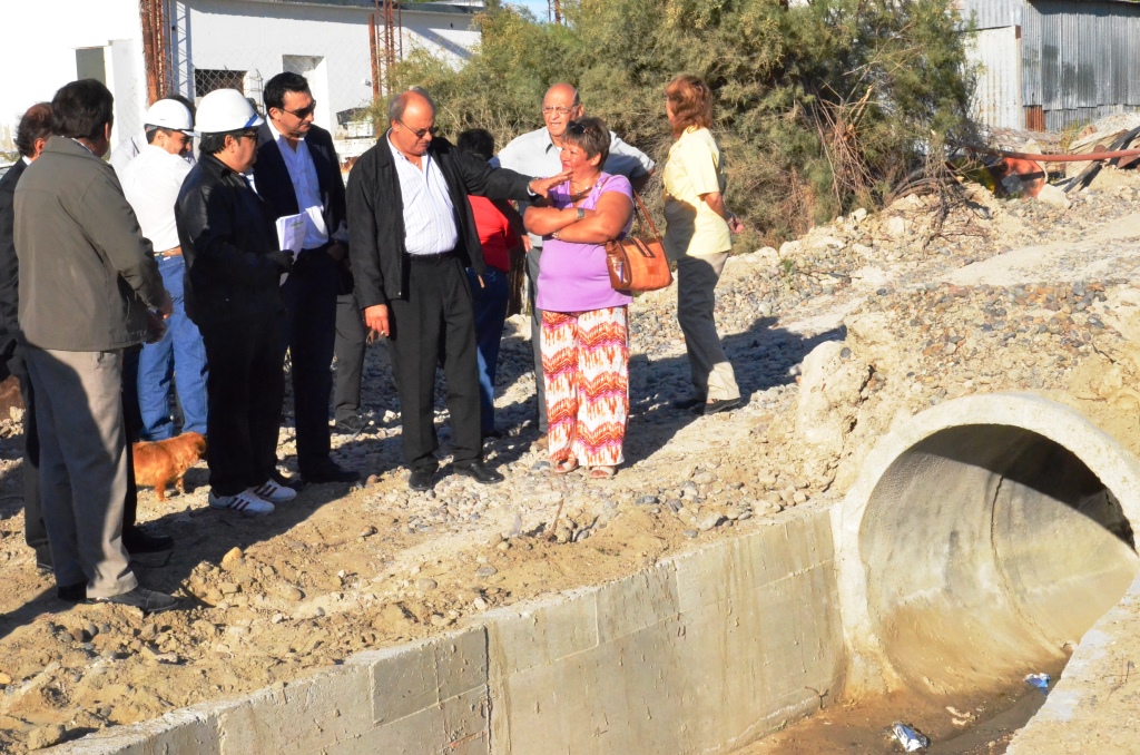 Inauguraron el pluvial de Caleta Córdova