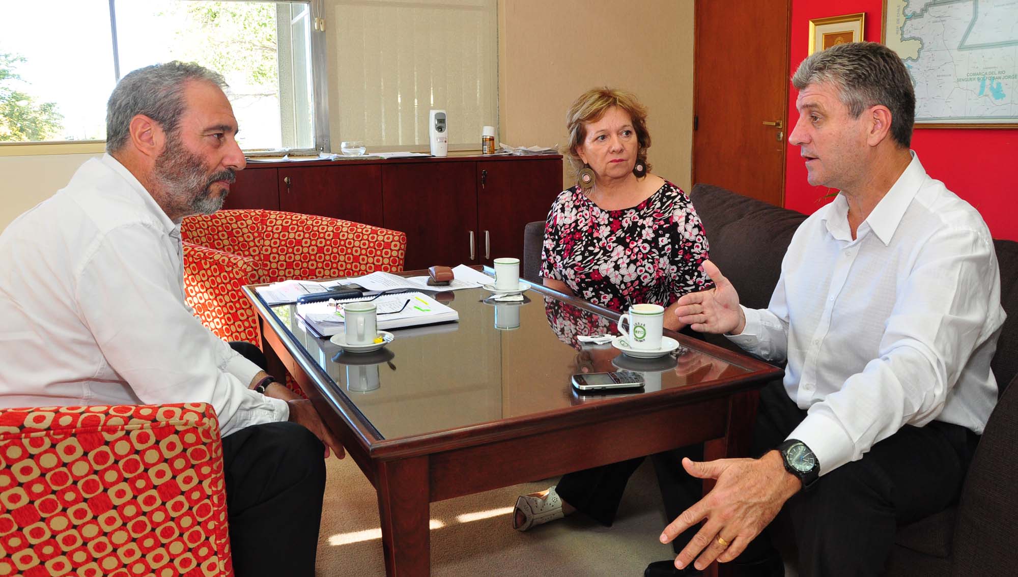 Eliceche analizó acciones e inversiones con el ISSyS