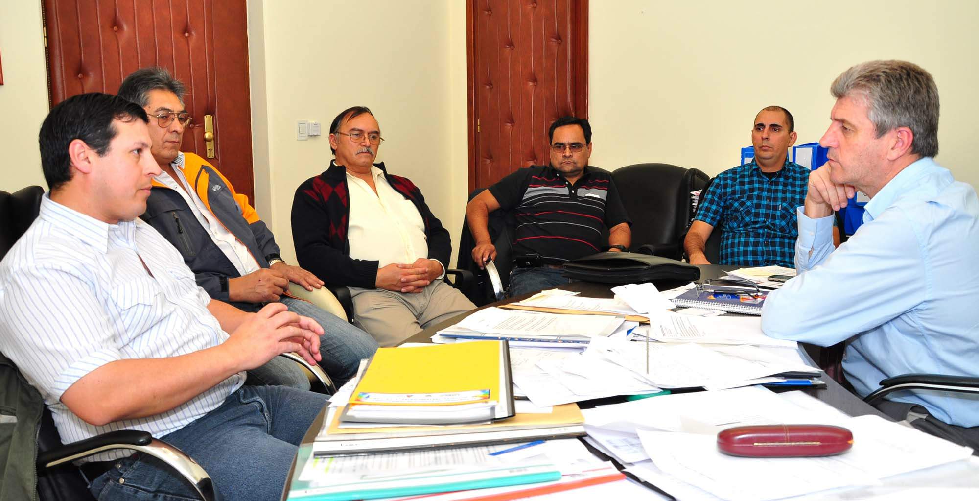 Eliceche recibió a la nueva conducción de la Unión Obrera Metalúrgica