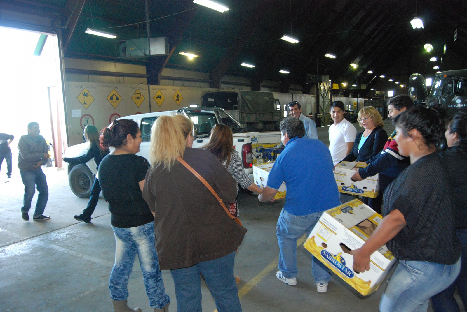 Parten a La Plata las donaciones de la zona sur