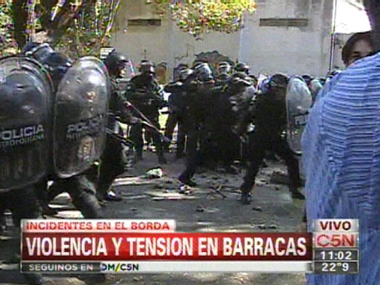 Incidentes en el hospital Borda de Buenos Aires