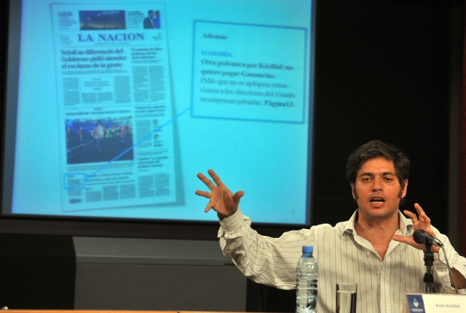 Tropezón de Kicillof sobre Ganancias en el Estado