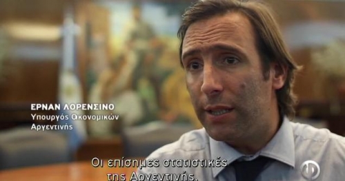 Papelón de Lorenzino ante encerrona periodística en la TV griega