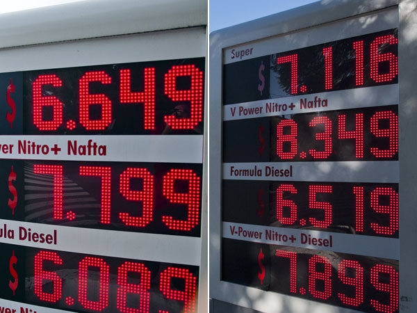 ESSO y Shell también decidieron aumentar los precios