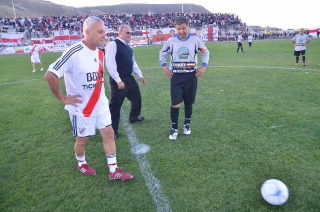Las glorias de River jugaron en el Estadio