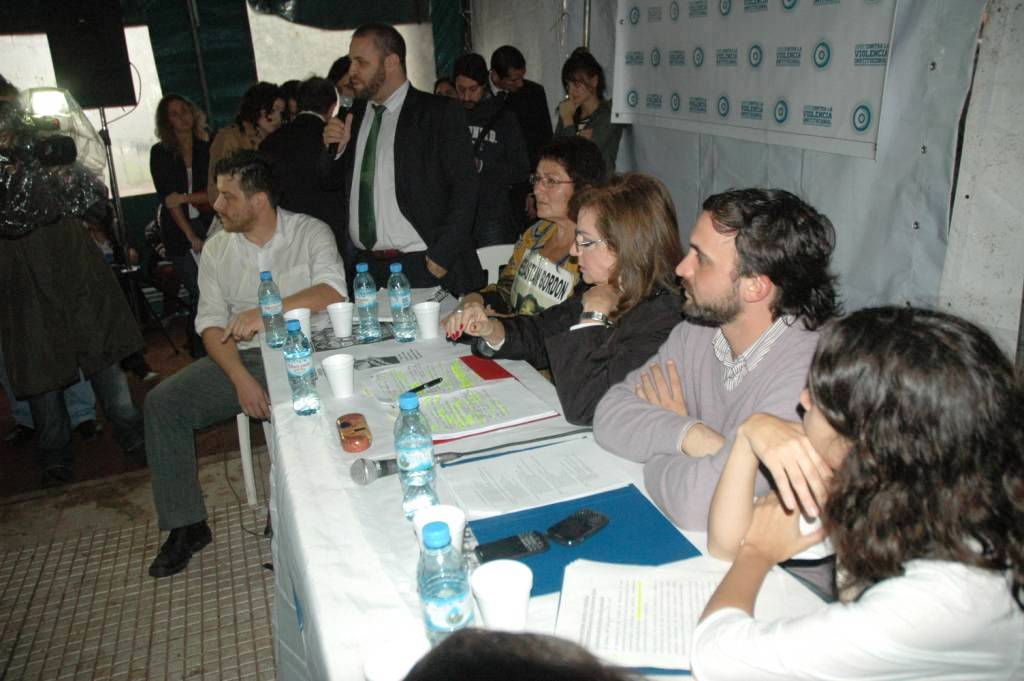 Glinski expuso junto a Garré en Buenos Aires