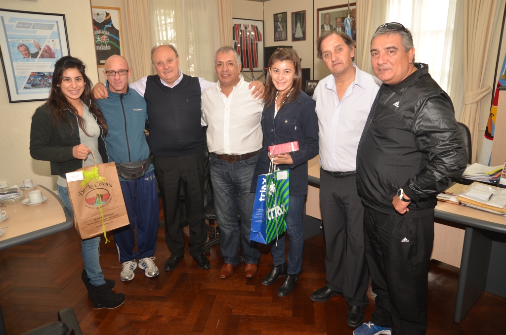 Di Pierro recibió a la campeona de judo paraolímpico