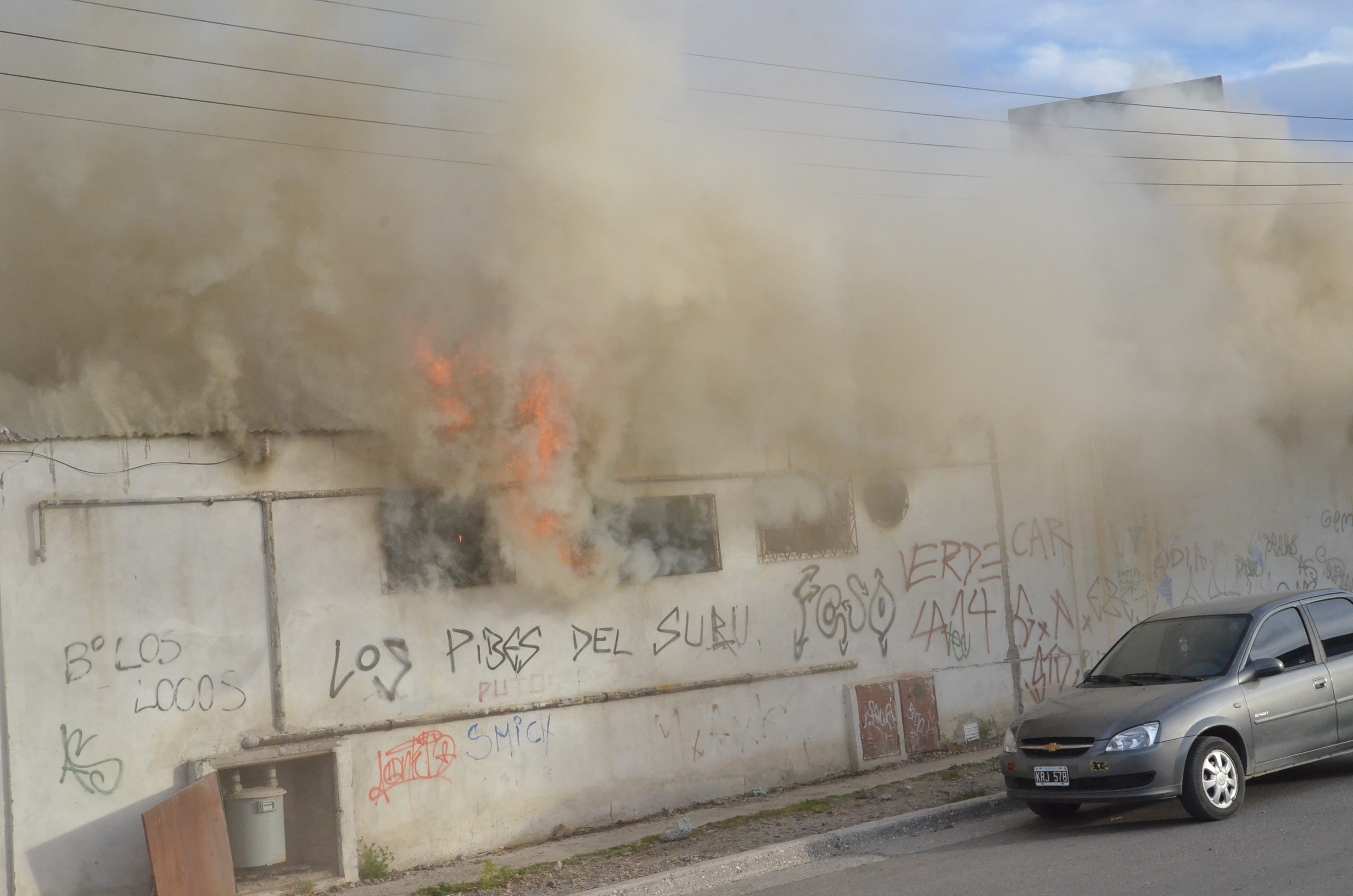Se incendió una panadería en km. 8