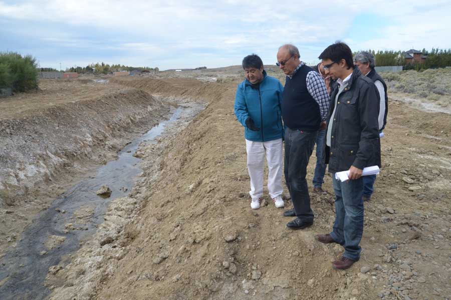 Concluyó la primera etapa de un drenaje en Bella Vista Sur