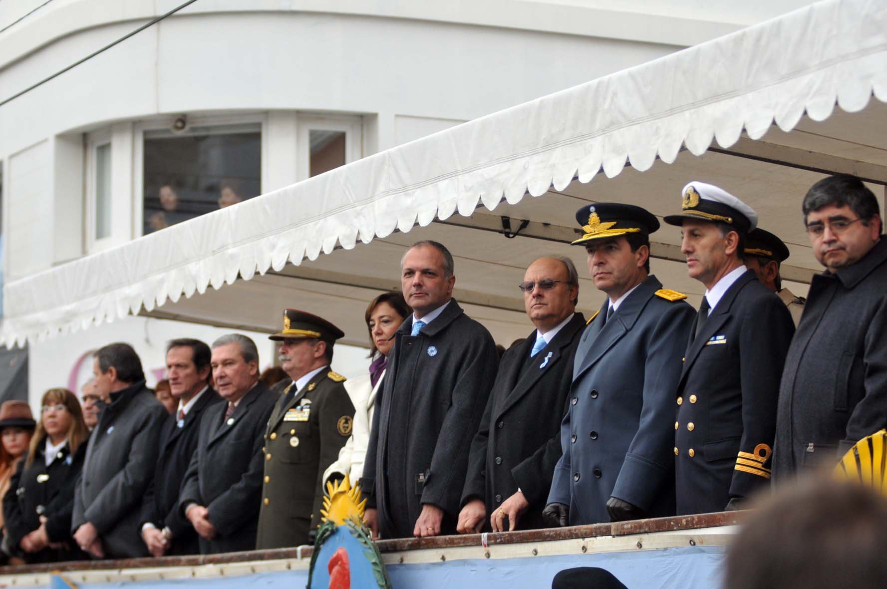 Buzzi encabezó los festejos del 25 de Mayo