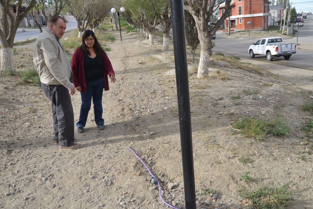 Robaron 150 metros de cables de una plaza