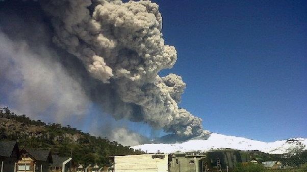 Chubut no se vería afectada por actividad del volcán Copahue