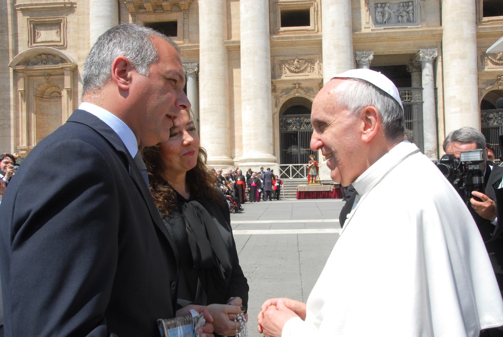 Buzzi fue recibido por el Papa en el Vaticano