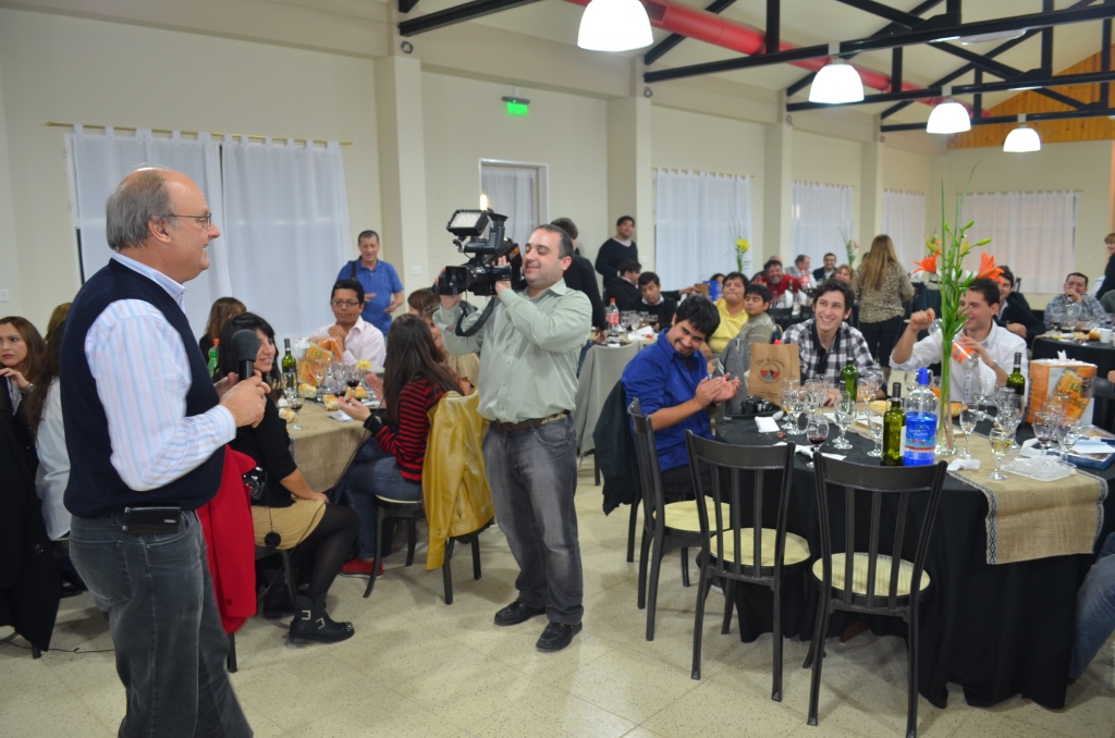 El intendente agasajó a los periodistas