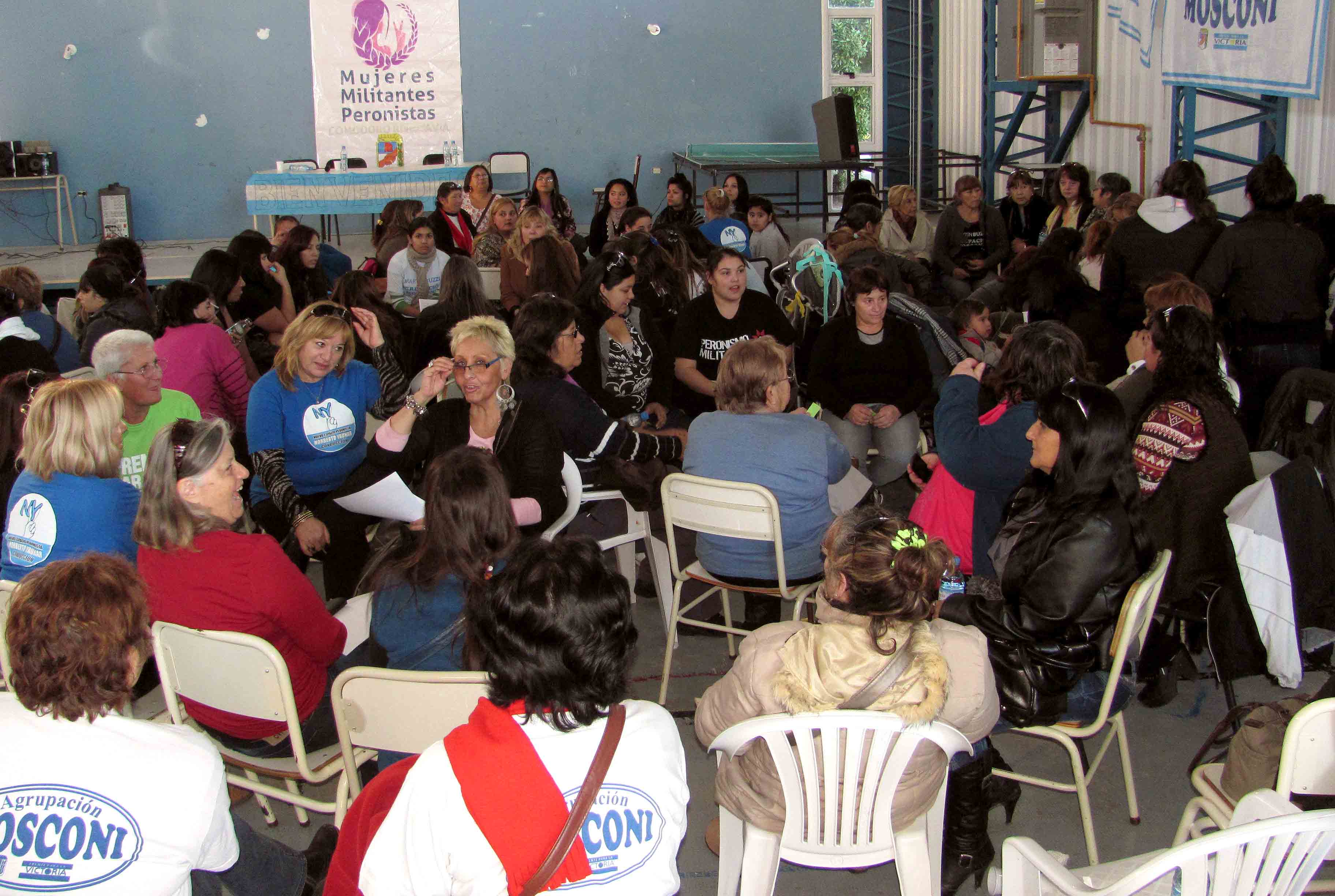 Las Mujeres Militantes apoyan a las candidatas de Cristina