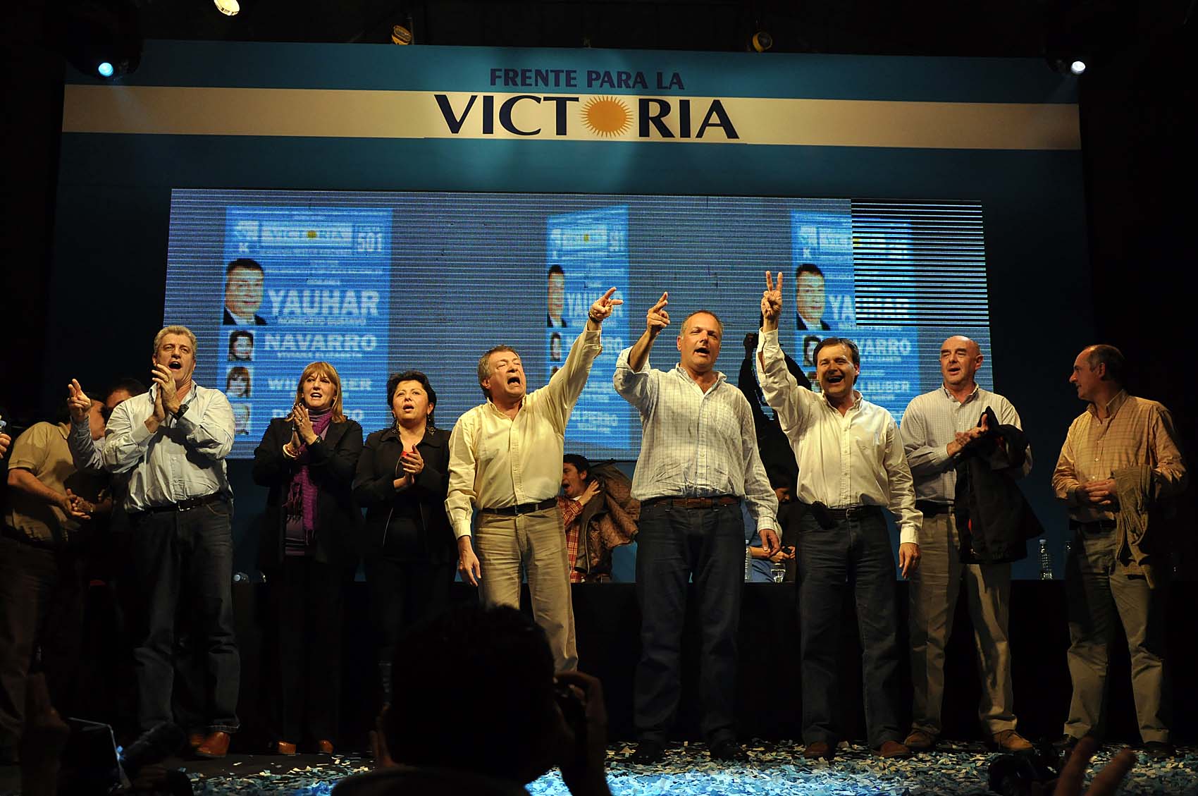 Multitudinario Congreso del FpV en Trelew