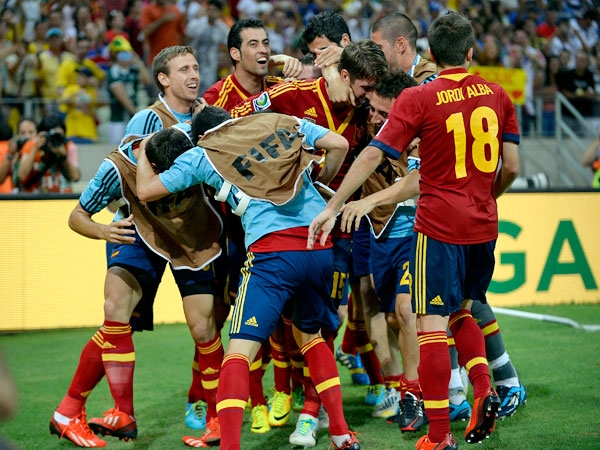 España a la final de la Copa Confederaciones