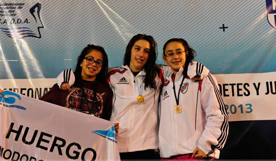 Moira Miranda, subcampeona argentina en natación