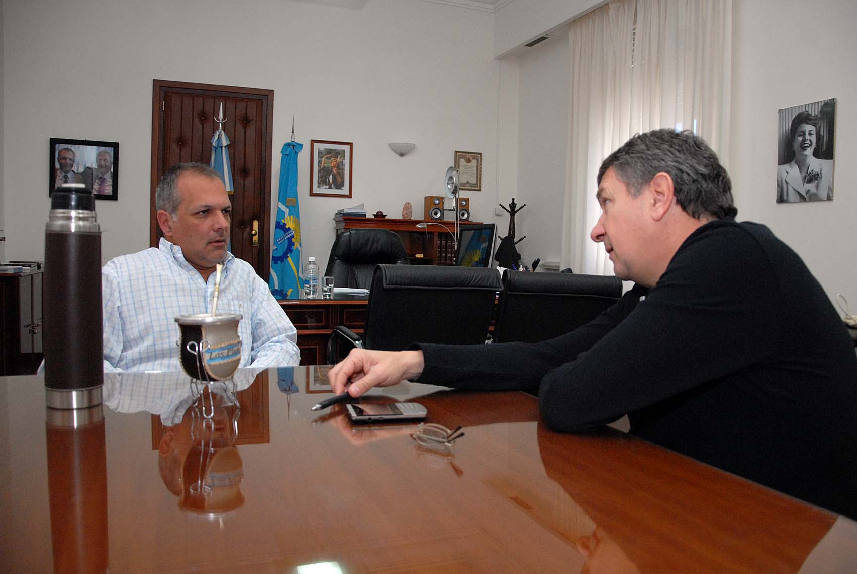 Buzzi y Yahuar repasaron la estrategia de campaña