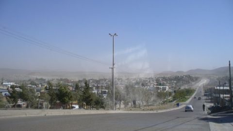 Temporal de viento con ráfagas de 110 Km/h