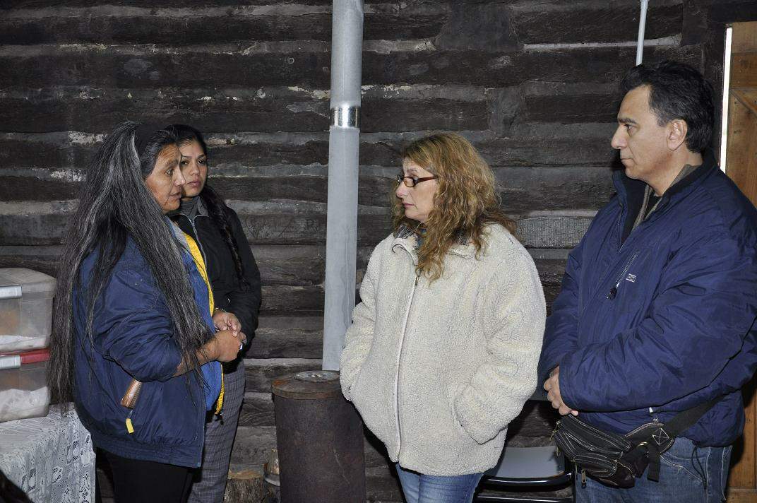 Conde visitó la estación Nahuelpán