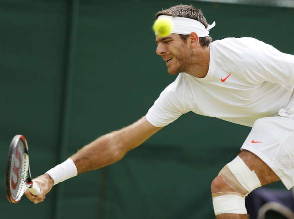 Del Potro soportó la lesión y pasó a cuartos en All England