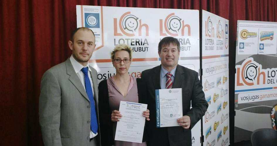 Nueva certificación IRAM para Lotería del Chubut