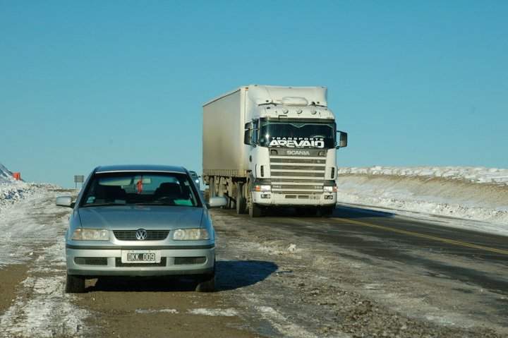 Precauciones para el tránsito por Ruta 3