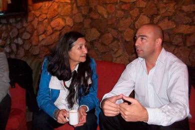 «Coné» Díaz dialoga con dirigentes de Trelew