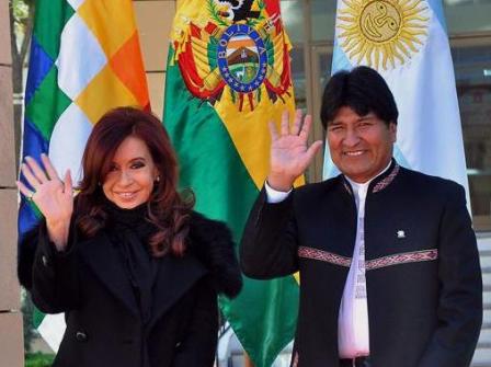 CFK viaja a Bolivia a darle respaldo a Evo Morales